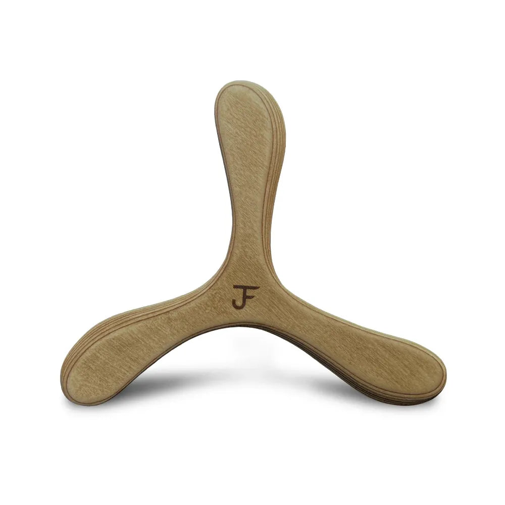 Munich boomerang, right-handed, dark wood