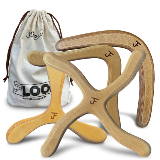 Bumerang Set - All you can throw - Rechtshänder