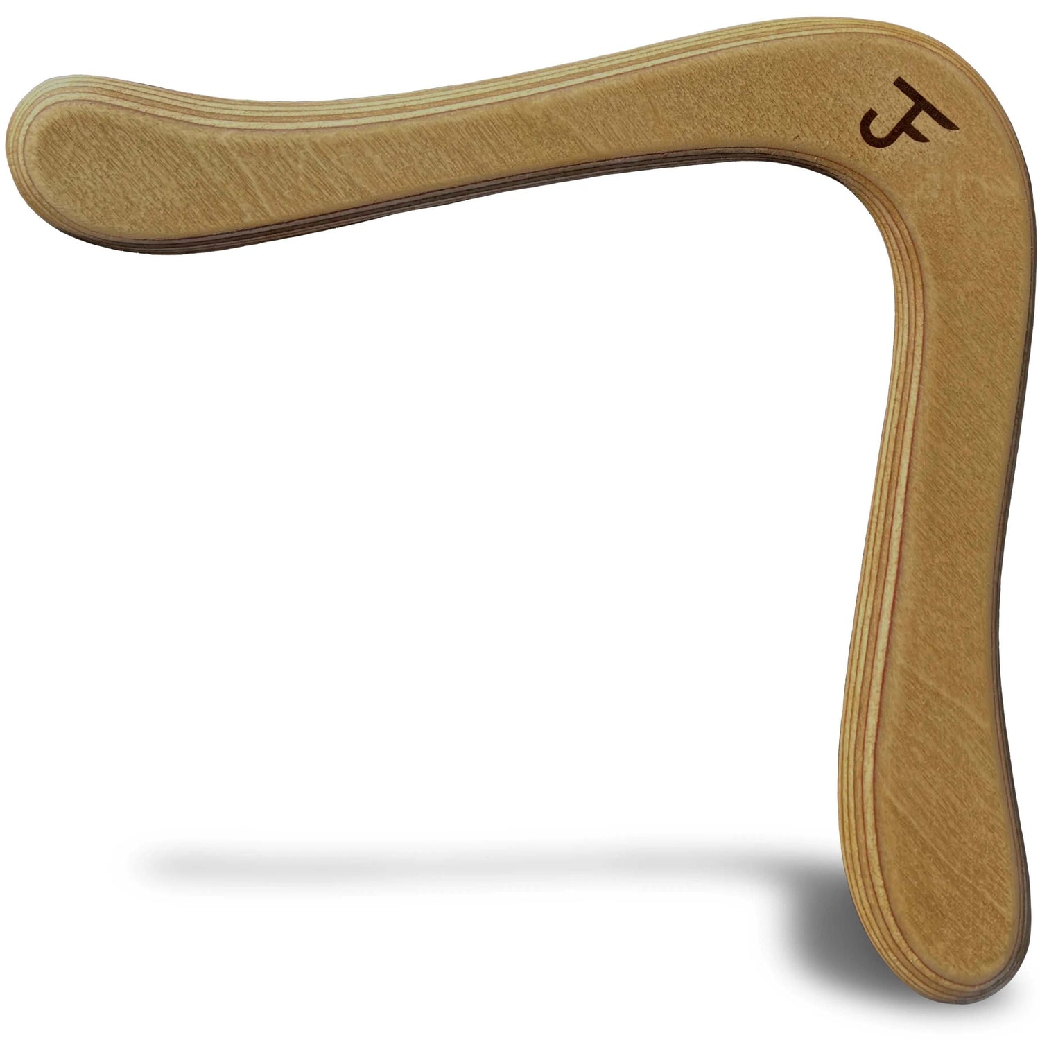 JF BUMERANG - Modell LONDON Dunkel- Rechtshänder - Holz Boomerang - Handgefertigter Bumerang aus der Vater-Sohn Manufaktur JF Bumerang.