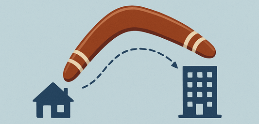 Mobilarbeit: Warum sich der Weg lohnt – und wie ein handgefertigter Bumerang die Rückkehr symbolisieren kann