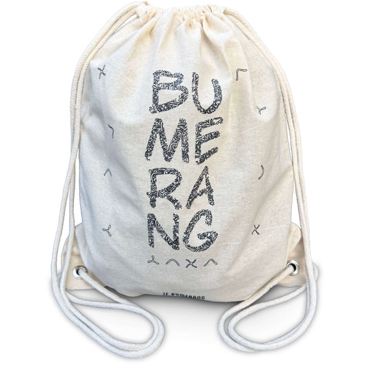 Beutel/ Rucksack aus Öko Baumwolle