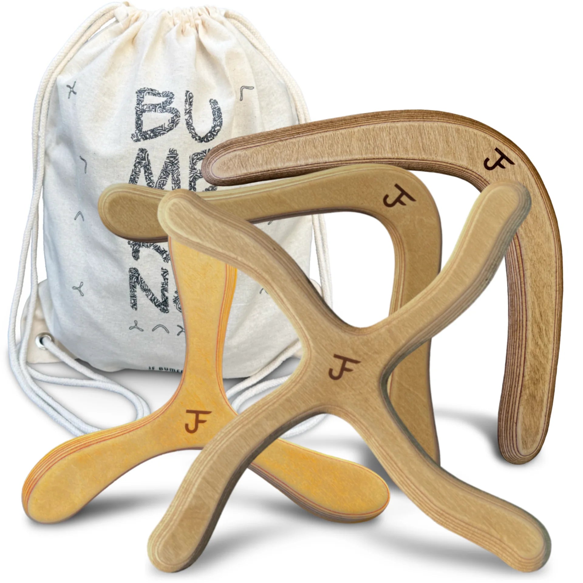 Bumerang Set - All you can throw - Rechtshänder