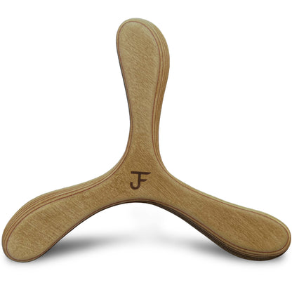 JF BUMERANG - Modell MÜNCHEN dunkel - Rechtshänder - Holz Boomerang - Handgefertigter Bumerang aus der Vater-Sohn Manufaktur JF Bumerang.